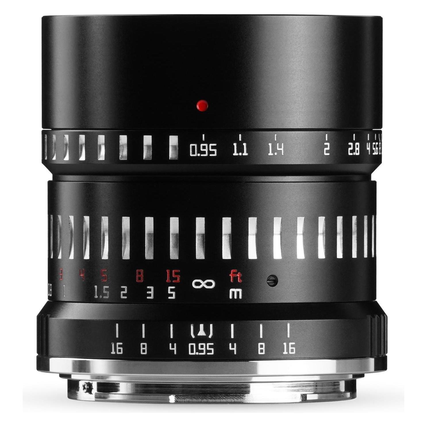 TTArtisan Festbrennweite APS-C 50 mm F0.95 - Canon RF (Canon RF, APS-C / DX) (C50095-B-R)