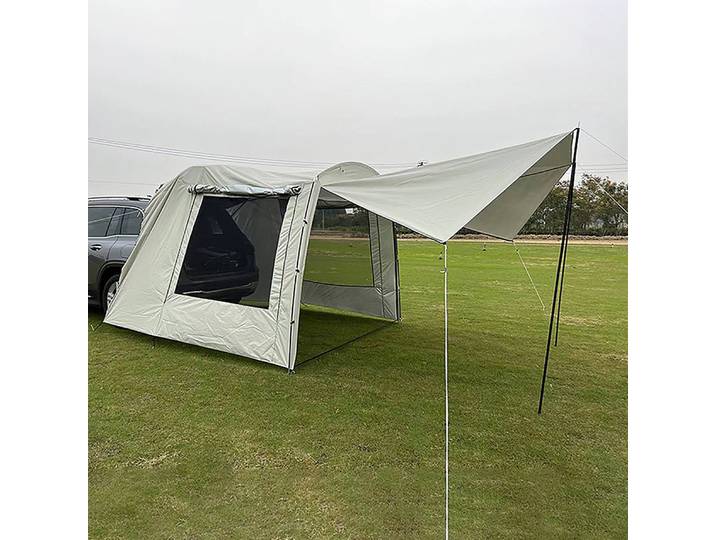 Tente de camion de voiture Tatpour camping, SUV, MPV, tente arrière de voiture, étanche, queue automatique, auvent, plage, pare-soleil, conduite autonome, 5-6