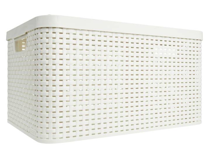 Curver Box Rattan Creme 24.8 × 33 × 44.5 cm 30 l