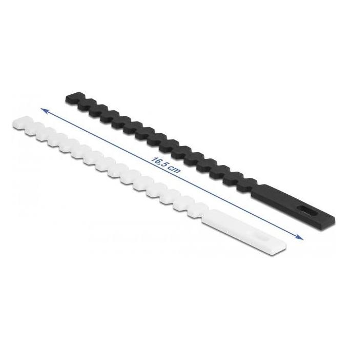 Delock Kabelbinder flexibel wiederverwendbar 20 St (165 mm, 20 Stk.) (19002)