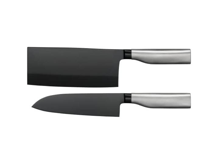 WMF Ultimate Black Messerset 2teilig, Made in Germany, Küchenmesser, Diamond Cut, sicherer Fingerschutz, ergonomischer Griff