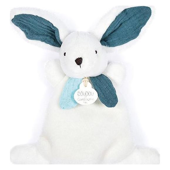 Doudou et Compagnie Happy Pop, Hase Schmusetuch 17cm (17 x 17 cm) (DC3883)