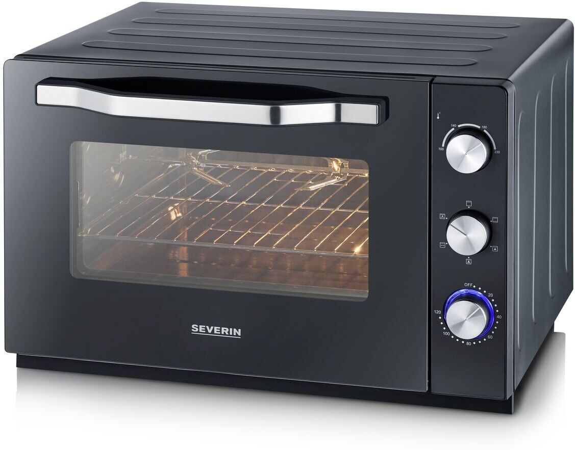 Severin TO 2073 XXL Mini-Backofen   schwarz/silber - Refurbished