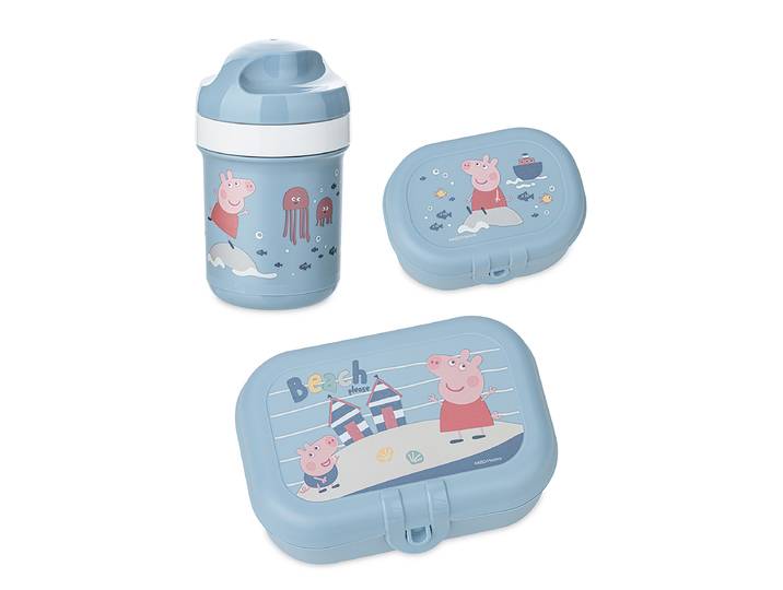 Lunchbox Waves Peppa Pig 7 x 23 x 15cm Bleu