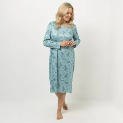LITTLE ROSE Nachthemd, 1/1-Arm Mikrofaser Rundhalsausschnitt bedruckt