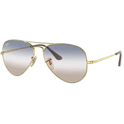 Ray-Ban 0RB3689 AVIATOR METAL II 001/GD Gold Gr. 58/14 (mit Sehstärke)