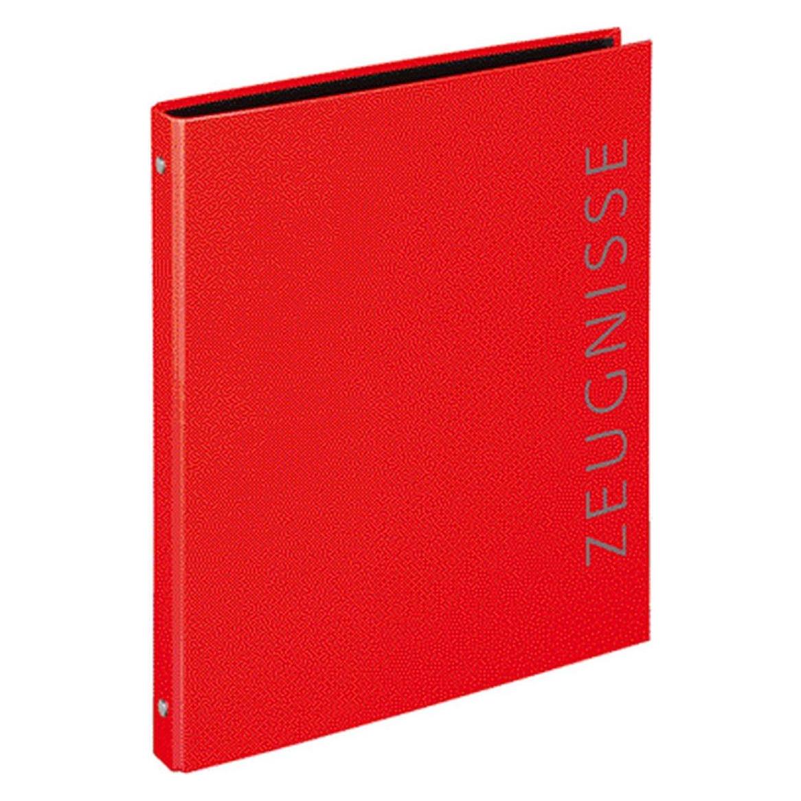 Magni VELOFLEX Zeugnismappe / Zeugnisringbuch / Farbe: rot (A4, 1 Stk.) (32826948)
