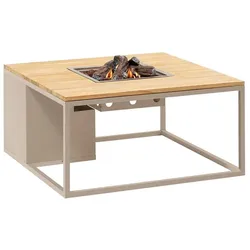 Cosi Feuertisch Cosiloft 100 x cm Aluminium Beige