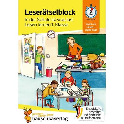 Lesen lernen 1. Klasse für Jungen und Mädchen - In der Schule ist was los!, Taschenbuch von Helena Heiss, Hauschka Verlag, 978-3-88100-501-2