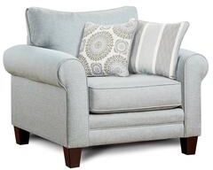 Southern Home Furnishings Grand Mist Grey Accent Chair