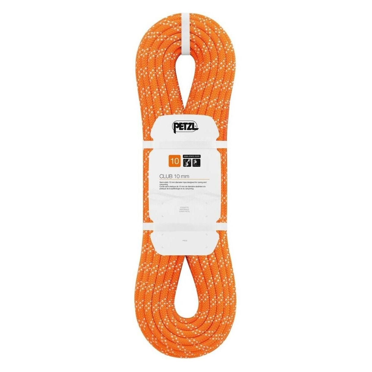 Petzl Club 10mm Halbstatisches Seil (40 m) (R39AO 040-ORANGE-40m)