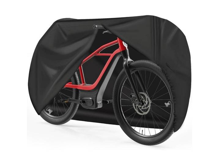 Fahrradabdeckung für 1 Fahrrad - Wasserdicht & UV-beständig, Schwarz, Kunststoff, 78.7x119.4x195.6 cm, Freizeit & Co, Sport & Fitness, Fahrräder, Fahrradzubehör
