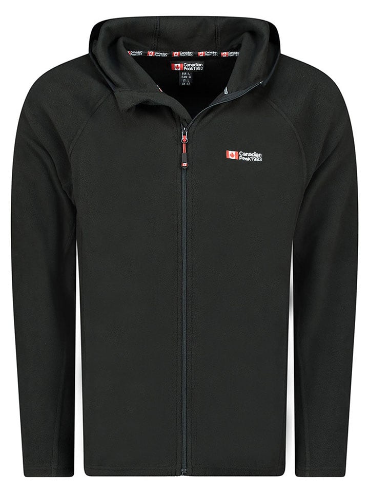 Canadian Peak Fleecejacke in Schwarz - onesize