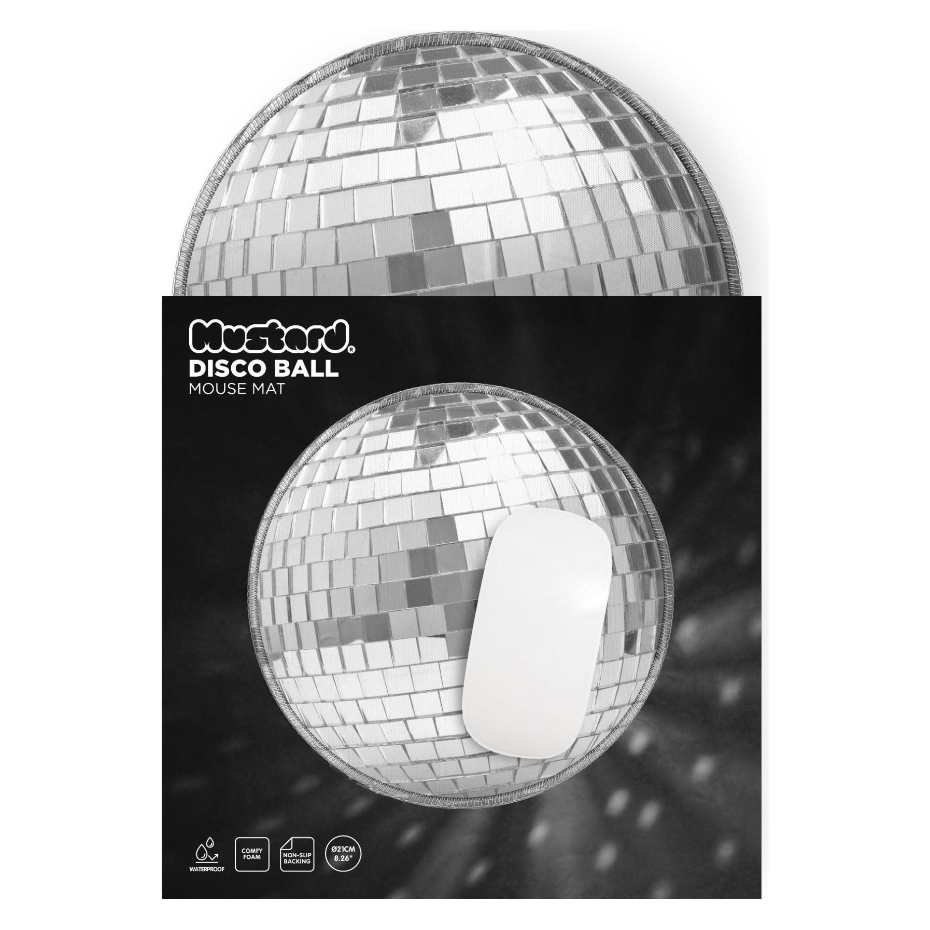 Mustard - Disco Ball Mouse Mat (M11059)