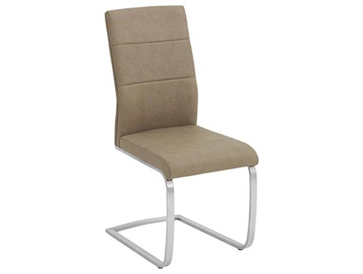 NOVEL Schwingstuhl, Silber, 44x100x64 cm, Metall, Textil