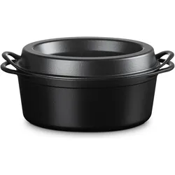 Le Creuset Doufeu, Pfanne + Kochtopf, Schwarz
