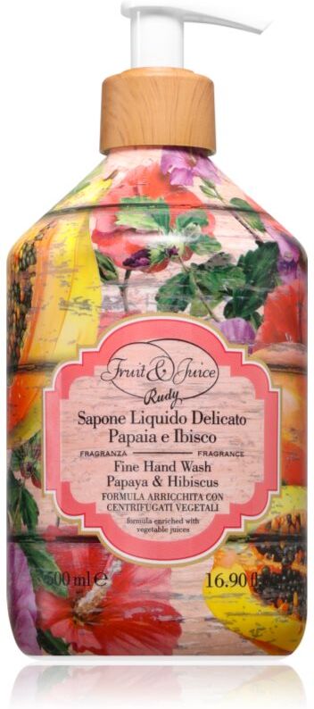 Rudy - Le Maioliche Papaya & Ibisco Fine savon liquide 500 ml