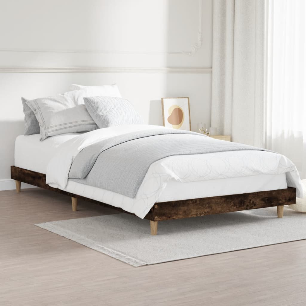 Isabelline Brotherhood Bed Smoked Oak 90 x 200cm