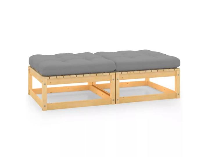 VidaXL - Fußhocker holz, One Size, Braun