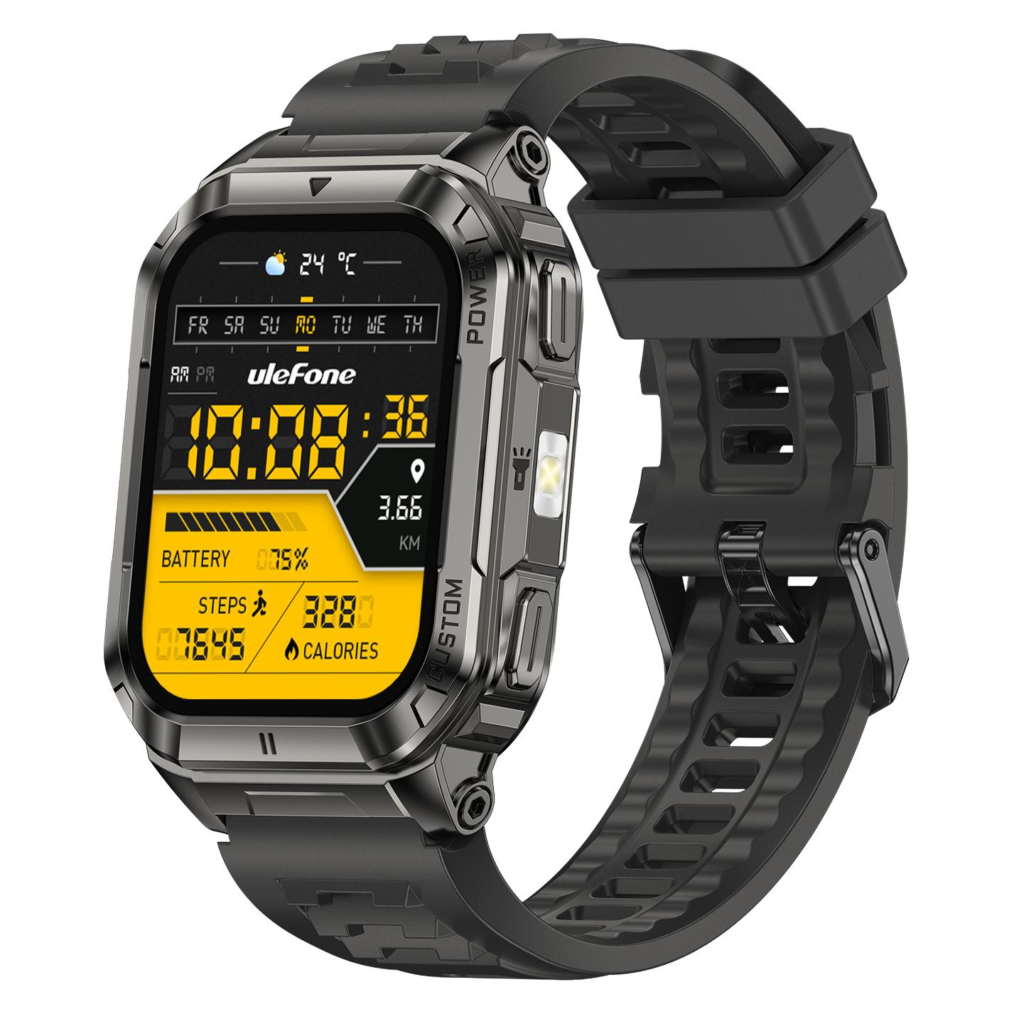Ulefone Armor Watch Ultra, GPS & AGPS, Offline-Karten, 160+ Trainingsmodi (76374844)