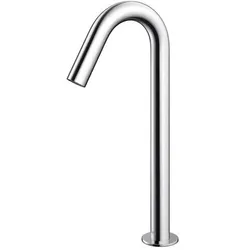 TOTO Automatikarmaturenauslauf, rund, hoch, 2 l/min., Kaltwasser, Ausladung 126mm, Auto Function, Ecocap, TLE26008E