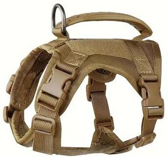 Uplifted Finds Waterproof Outdoor Cat Vest With Adjustable Chest Strap For Walking khaki