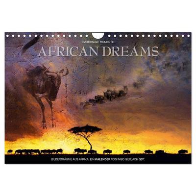 Emotionale Momente: African Dreams (Wandkalender 2026 DIN A4 quer), CALVENDO Monatskalender