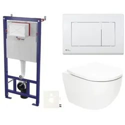 SAT Fusion Wand-WC Set für Vorwandmontage SIKOSSTORFU20
