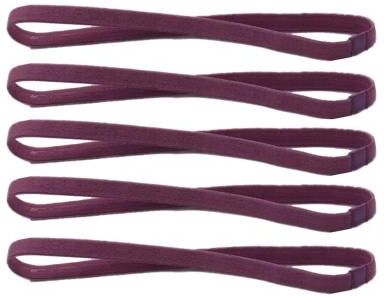 Uplift Picks 5 Pack Non Slip Sports Headbands For Running And Yoga purple (5 Pcs)