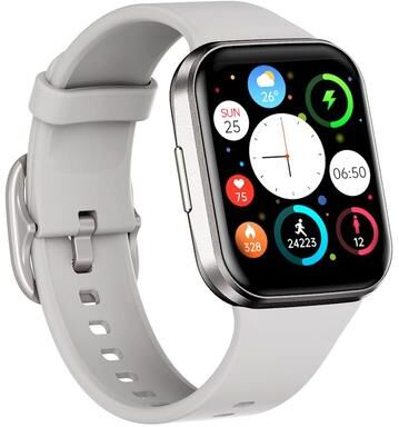 CaseAndConnect Q23 Smart Fitness Tracker IP67 Waterproof Smart Watch With Heart Rate Monitor For Android IPhone grey
