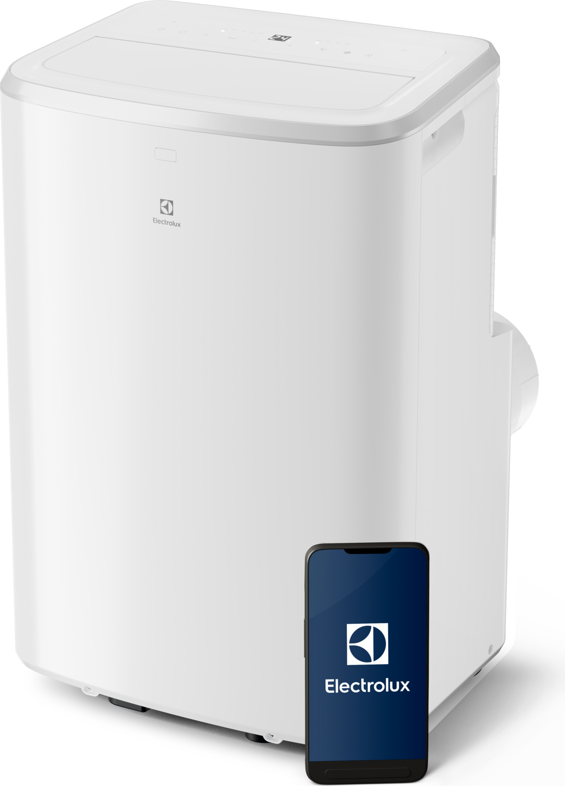 Electrolux EXP26U339HW, Einteilige mobile Klimaanlage, Ventilator, Kühlung, Entfeuchter, Heizung, 9000 BTU/h, 64 dB, 2600 W, 2300 W