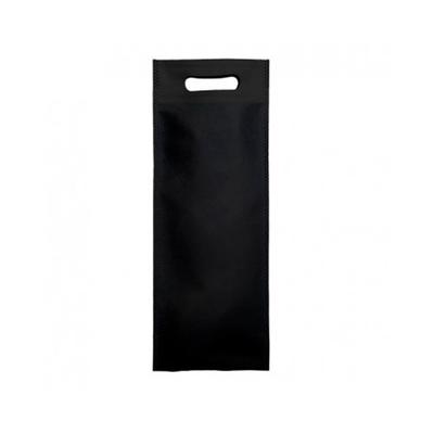 MONOUSO - Vliesstofftasche für Flasche Schwarz 17+10x40cm (200 Stück)