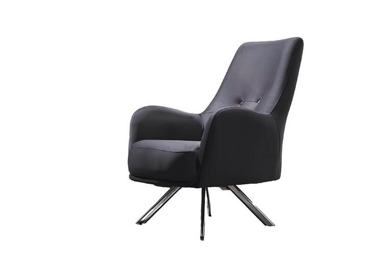 Xlmoebel Sessel Grauer Polstersessel aus Luxusstoff mit edlem Textildesign (Sessel), Hergestellt in Europa