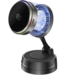 4smarts Qi2 25W / MagSafe Charger + 360° Mount (25 W), Wireless Charger, Grau
