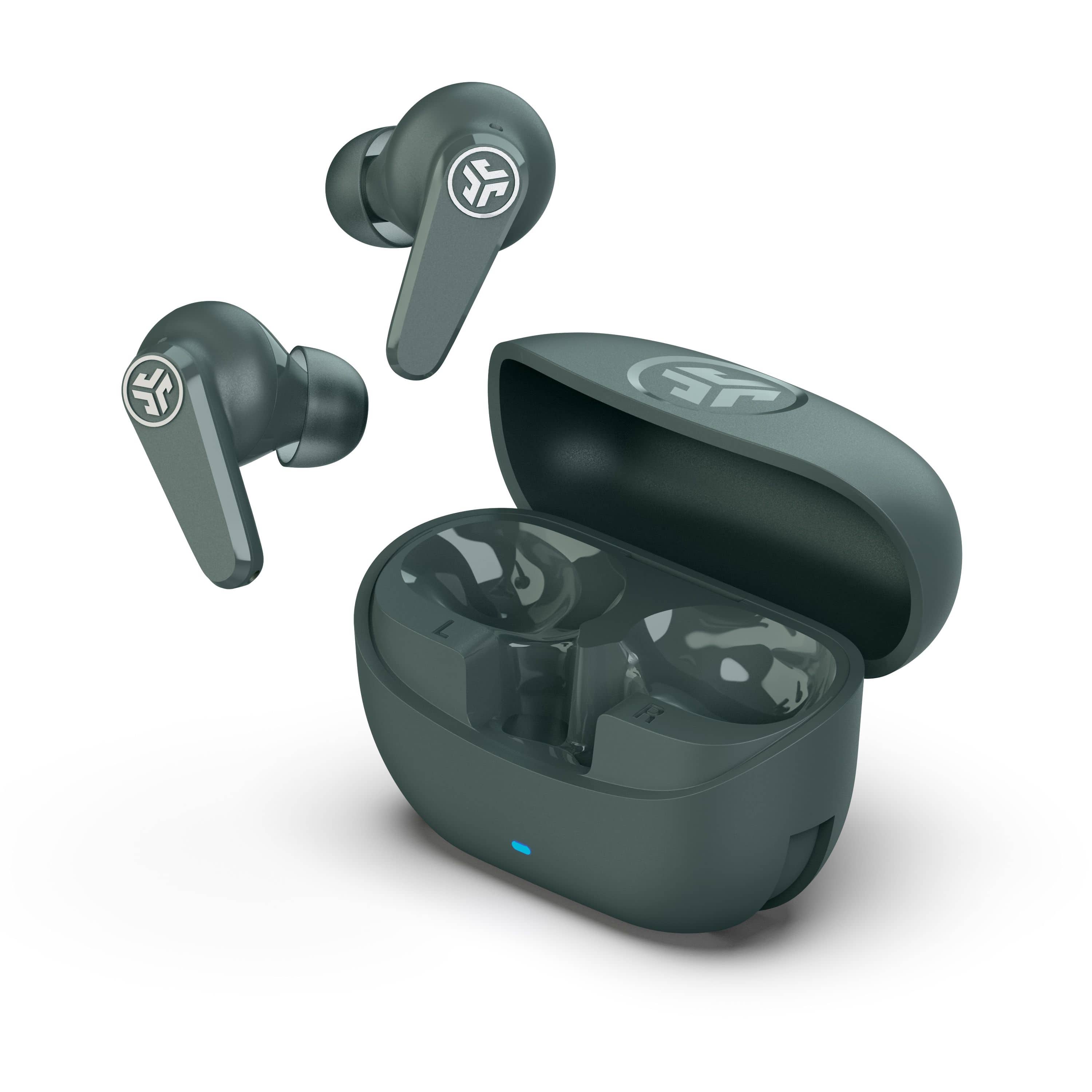JLab Go Pods ANC In-Ear Bluetooth Kopfhörer Kabellos TWS 26 h Laufzeit IP55 USB Typ-C (Grün) JLA255096