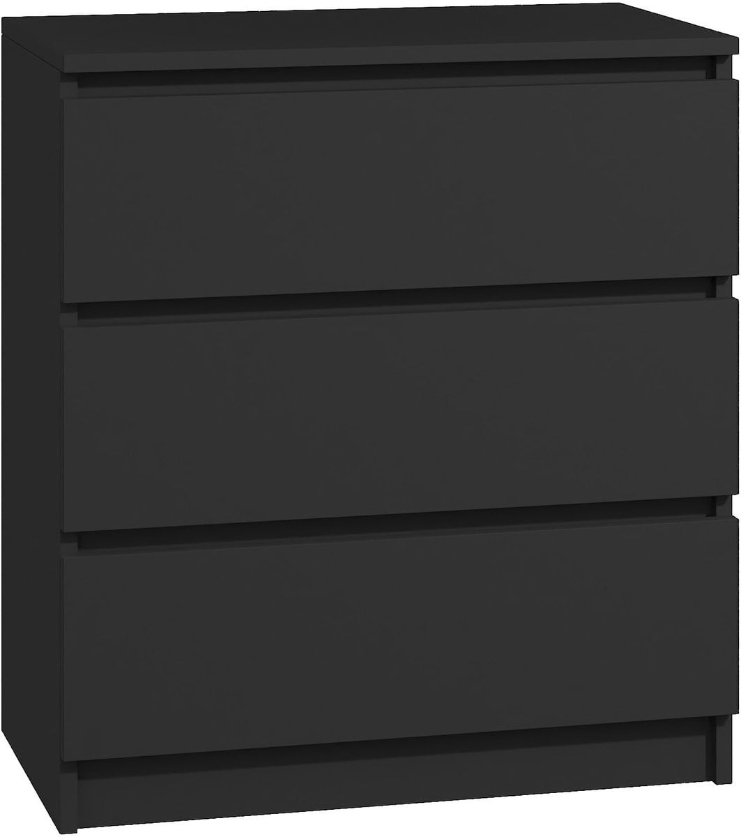 ROE Furniture Bella3 Kommode Zwart Mat Moderne Stijl