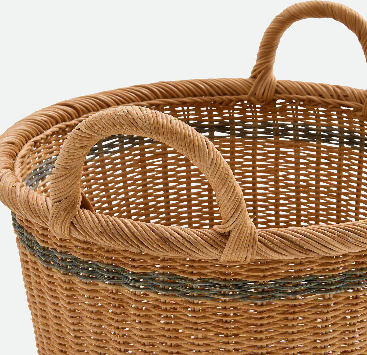 LA REDOUTE INTERIEURS Panier rond en rotin, diamètre 39 cm, ALINO