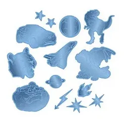 Step by Step Reflektierendes Sticker-Set Blau