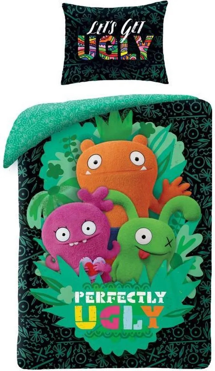 Ugly Dolls dekbedovertrek Super Zings voor volwassenen 140 x 200 cm