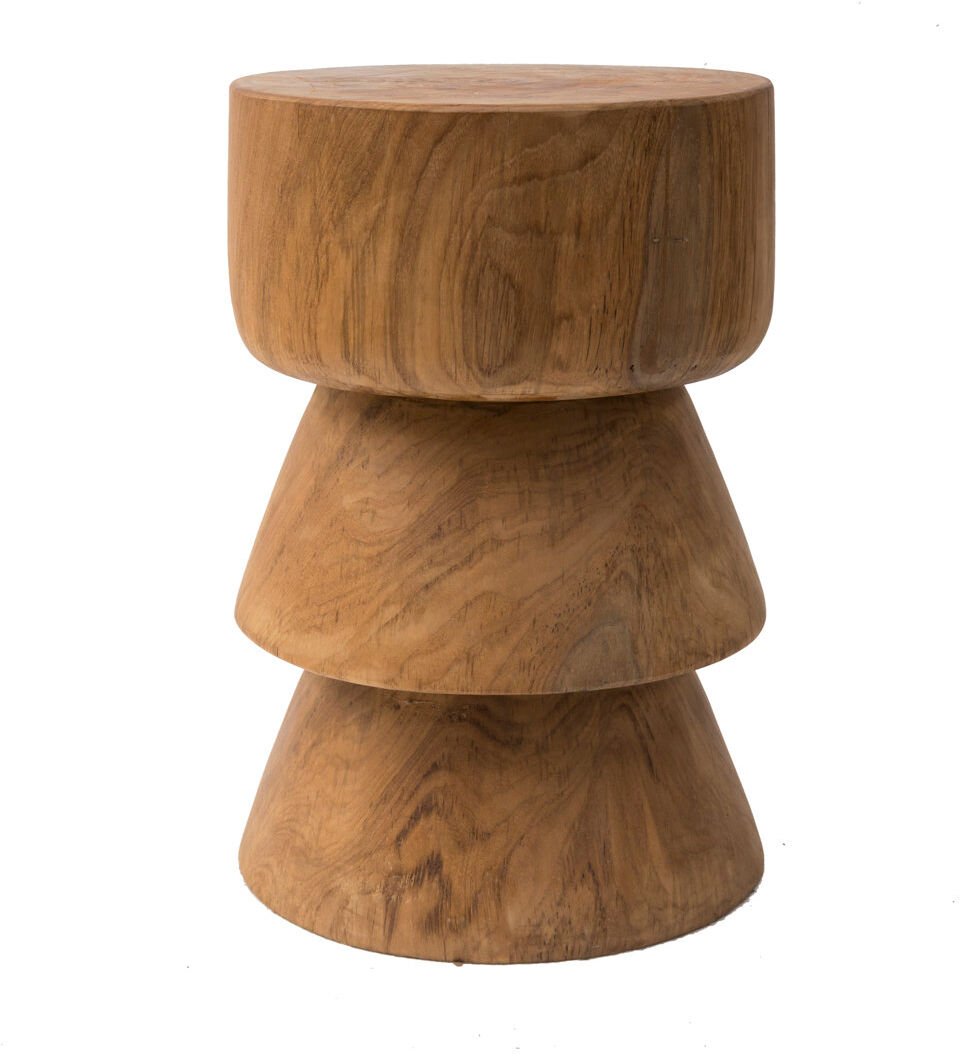 Union Rustic Orben Tiered Stool Brown 45cm H X 30cm W X 30cm D