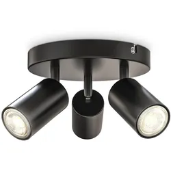Spotleuchte, schwarz, 3xGU10/max. 5W exkl.