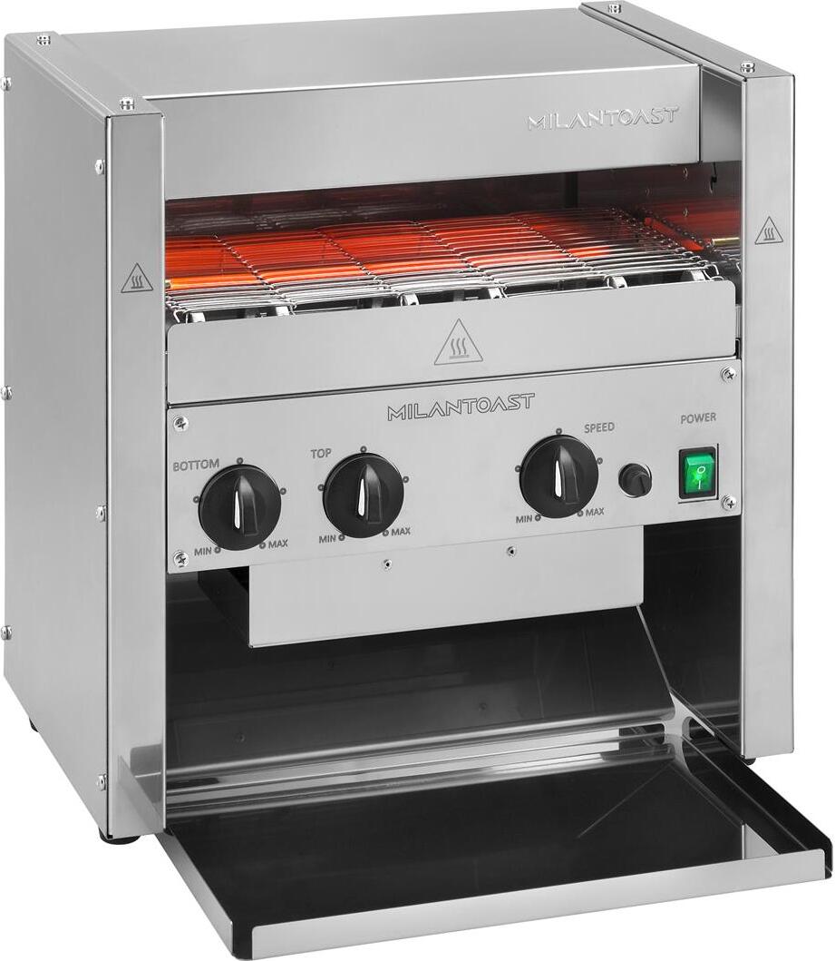 MILANTOAST-ULTRA-FAST 3 Scheiben Gürtel Toaster 220-240 V 3,4 kW