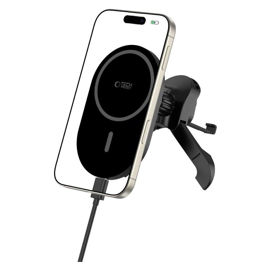Tech-Protect MM15W-V6 Magnetic MagSafe Car Air Vent Holder - Black (27289-0)