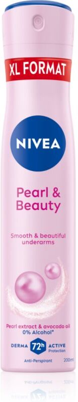 NIVEA Pearl & Beauty spray anti-transpirant 72h 200 ml