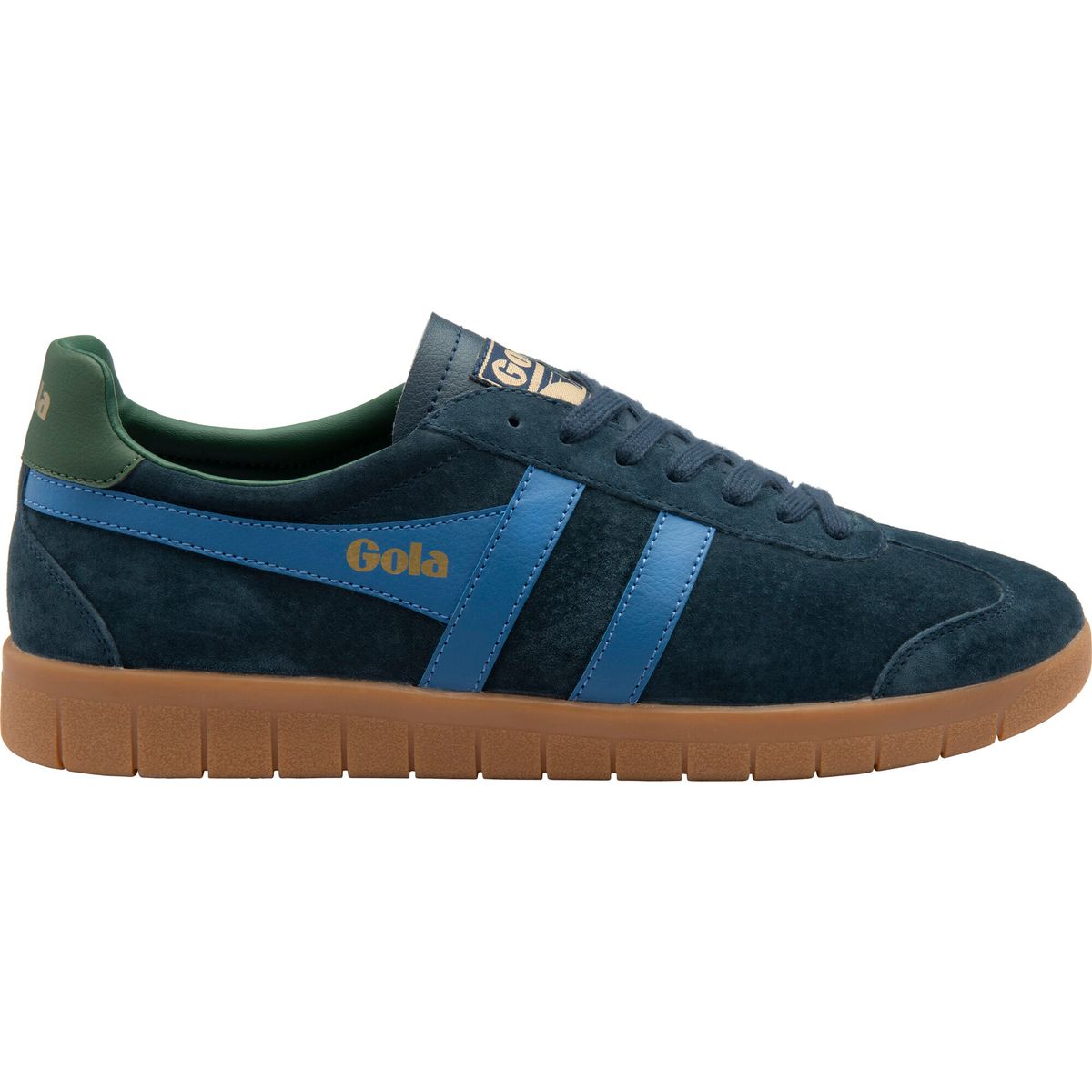 Gola Hurricane Suede Sneaker Men navy/sapphire/evergreen/gum (EH) 12 CMB046-EH-12-navysapphireevergreengum