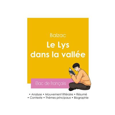 Réussir son Bac de français 2026 : Analyse du roman Le Lys dans la vallée de Balzac, Taschenbuch von Honore de Balzac, Bac de français,