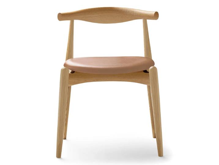 Carl Hansen - CH20 Elbow Chair, Eiche geseift / Leder (Thor 325)