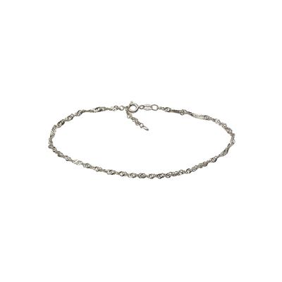 Fußkette FIRETTI "Schmuck Geschenk Silber 925 Singapurkette", silber (silberfarben), Fußketten, Damen, Silber 925 (Sterlingsilber)
