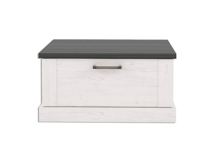 Couchtisch - Pinie weiß - Touchwood - 2 Schubkästen