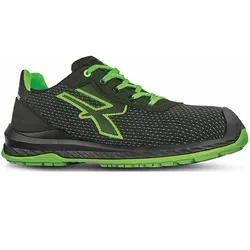 Sicherheitshalbschuhe S1P "ISLAND" Red Industry Green - 46 - schwarz
